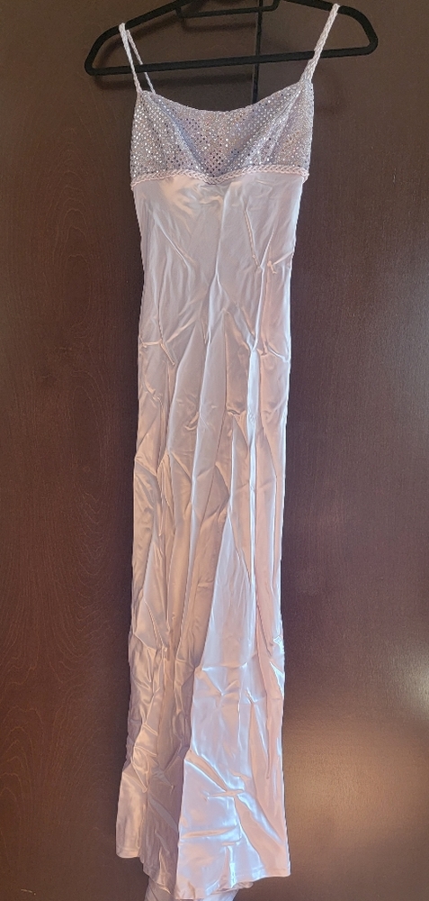 Lilac Vintage 90s Slip Dress with Sparkle Detail